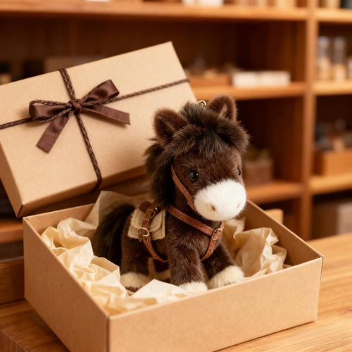 Zodiac Horse Mascot Keychain Charm - a Cute Horse Pattern with Lucky Inspired Details as a Portable Decorative Pendant and Practical Key Accessory That Symbolizes Good Luck