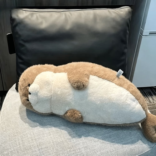 Little Seal Plush Toy, Soft and Cute Seal Pillow, Marine Animal Plush Toy, Adorable Plush Toy Suitable for Dogs of All Sizes to Play with
